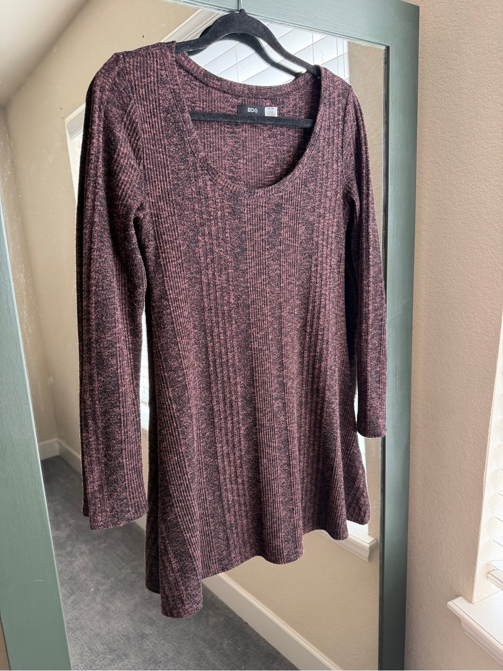 ✨ Urban Outfitters BDG Ribbed Camp Sweater Mini Dress ✨